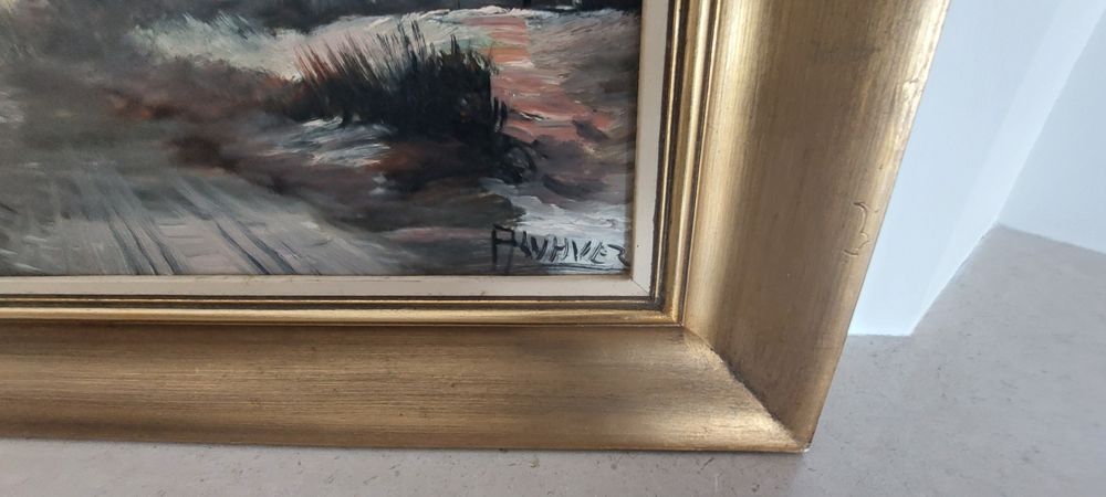 Vendo quadro original do pintor Alvarez