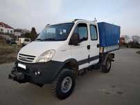 Iveco Daily  4x4, 55S18W Blokady, Doka, 7-Osób PL.Salon 3.0 HPI 180 KM, Fak.Vat 23%