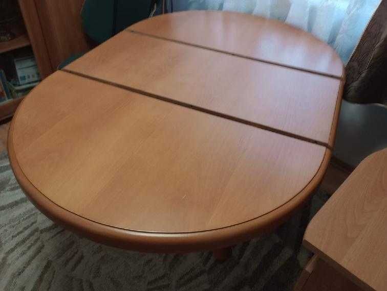 Stół drewniany - olcha - rozkładany