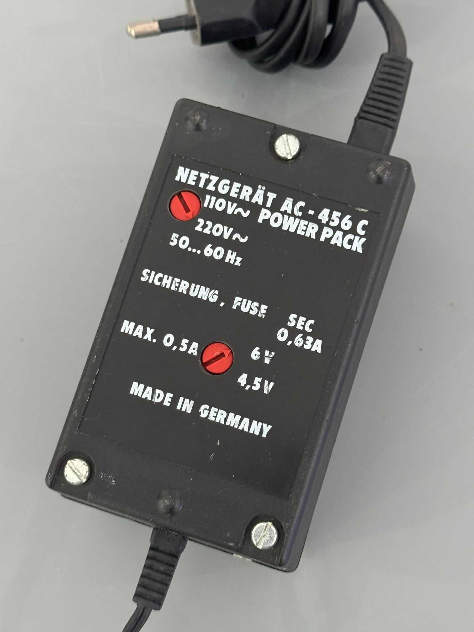 Oryginalny Zasilacz Sony AC-456C do Walkman WM-D6C Vintage