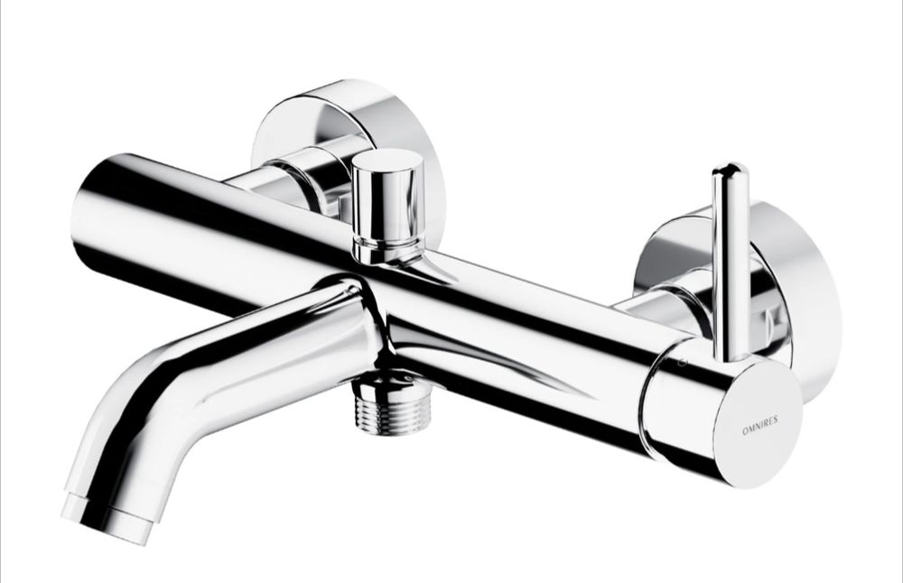 Bateria wannowa Omnires Y1230CR chromowana