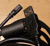 Kabel przedłużacz USB-miniUSB PRAWY 5 metrów
