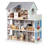 Domek dla lalek z meblami Rezydencja Emma Ecotoys willa