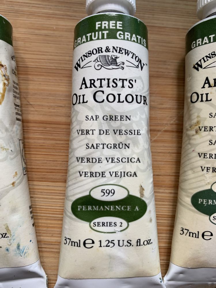 Tintas oleo Winsor & Newton green