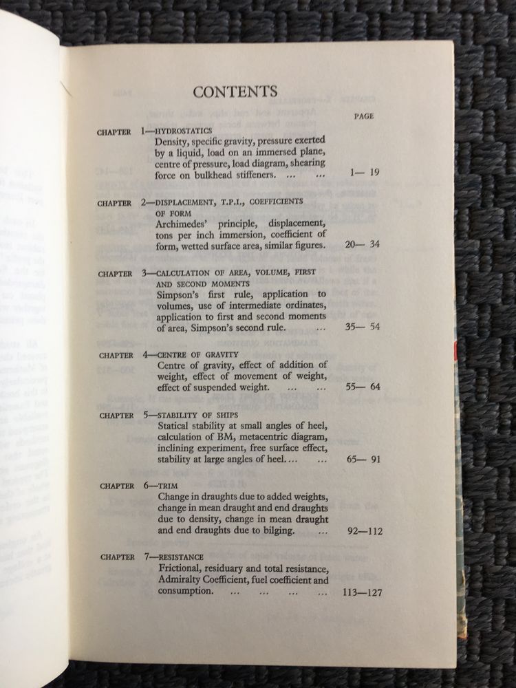 Naval Architecture for Marine Engineers - Vol. IV