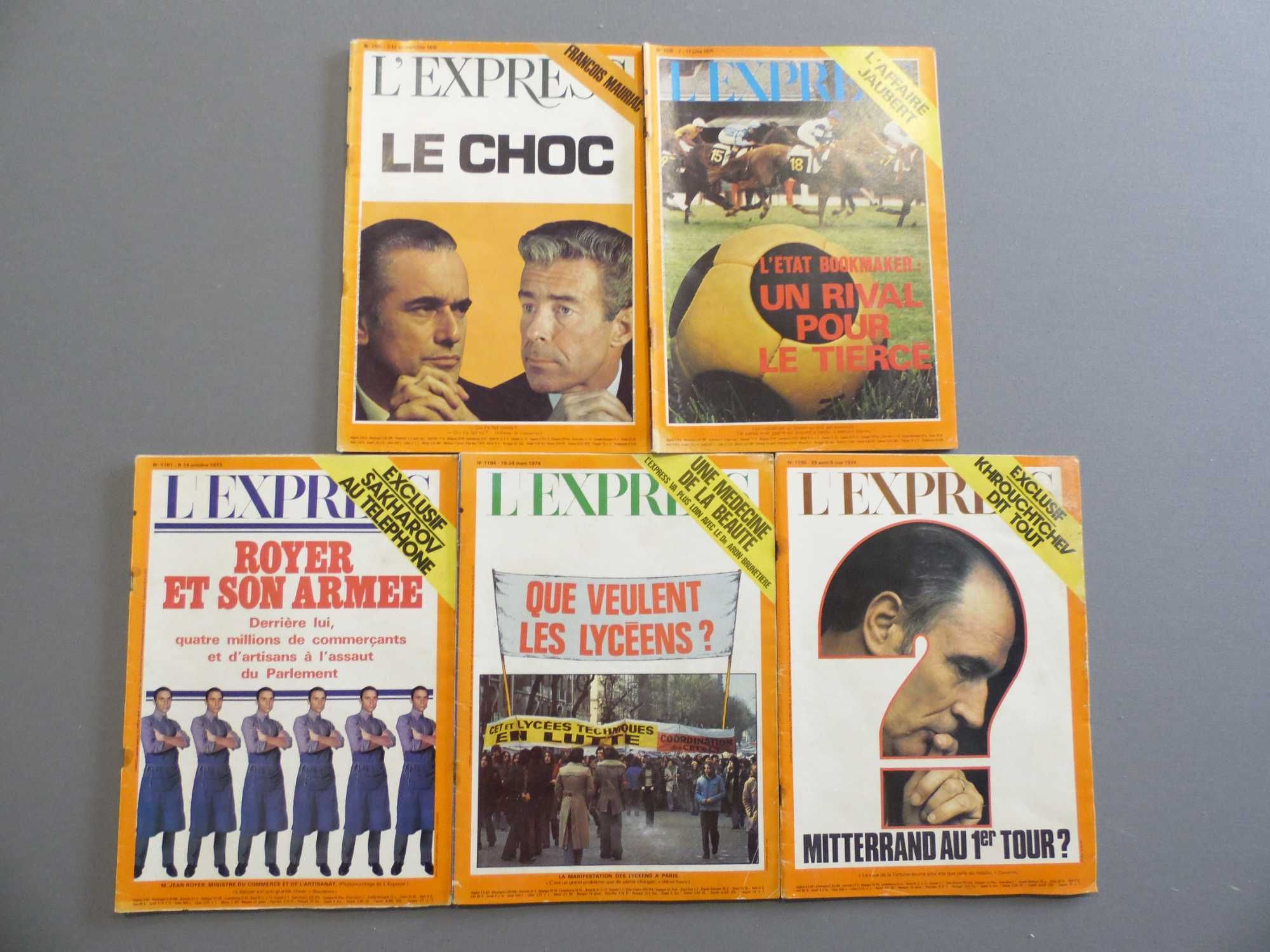Revistas L'Express, 1970-74