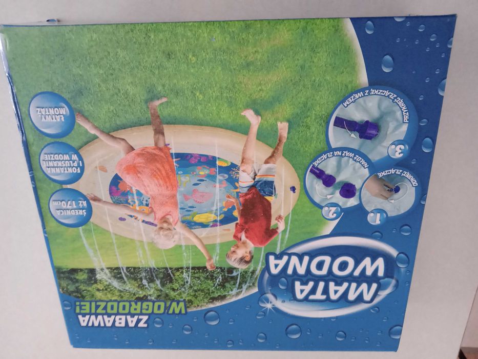 Mata wodna na zewnątrz, do ogrodu
