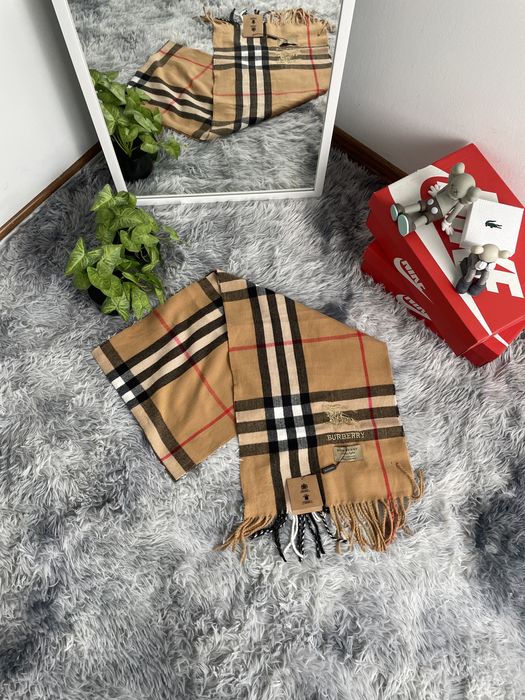 Шарф Burberry / шарф барбері / шарф burberry коричного кольору