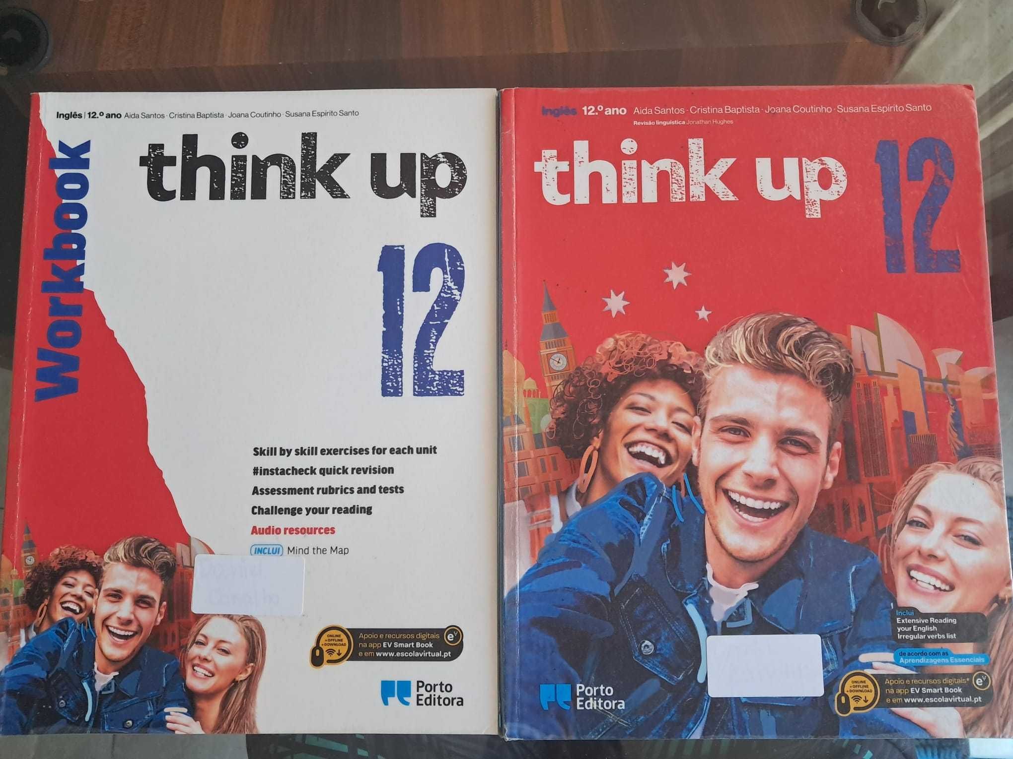 Think up 12 - Inglês - 12.º Ano Manual + Caderno atividades