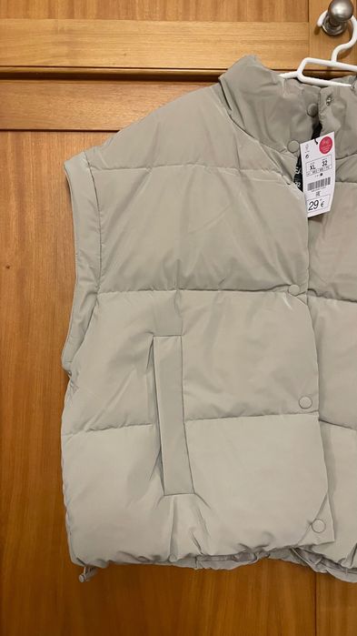 Casaco acolchoado desmontável