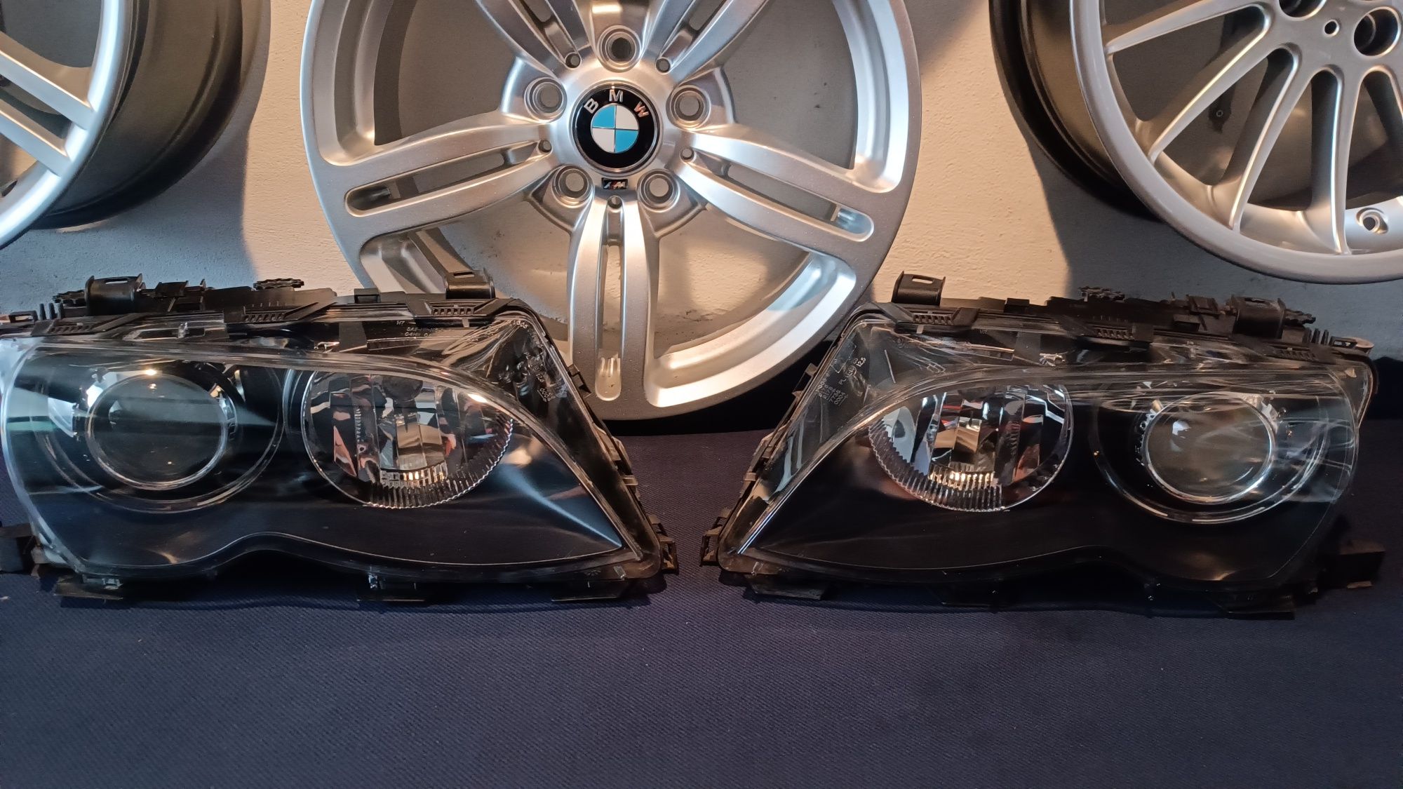 Óticas xénon originais bmw E46 Sedan ou touring Fase 2 impecáveis