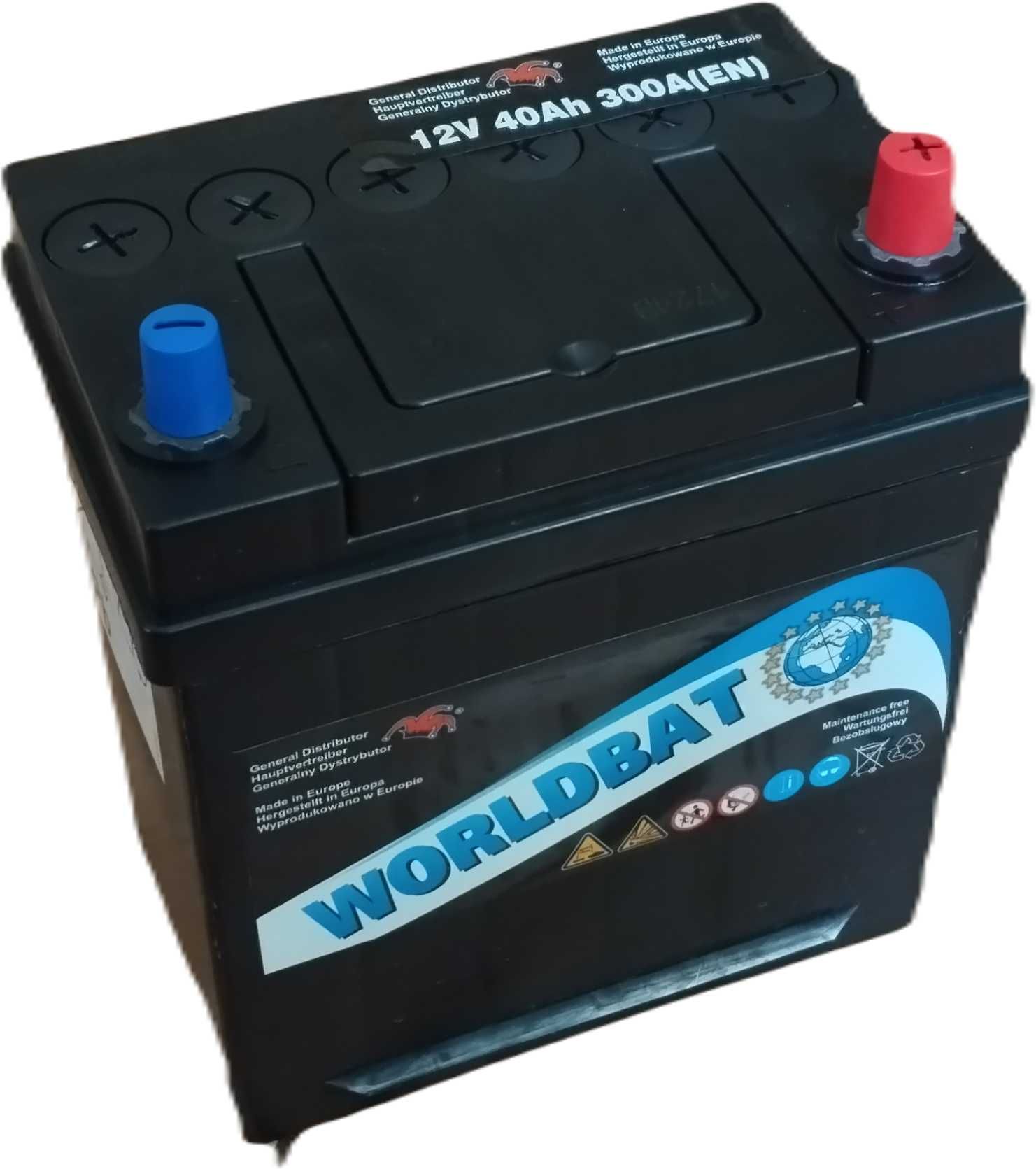 Akumulator WORLDBAT 12V 40Ah Jap. 300A (EN) Azja