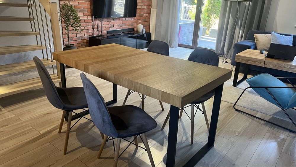 Krzesła do jadalni 6 szt. , welurowe