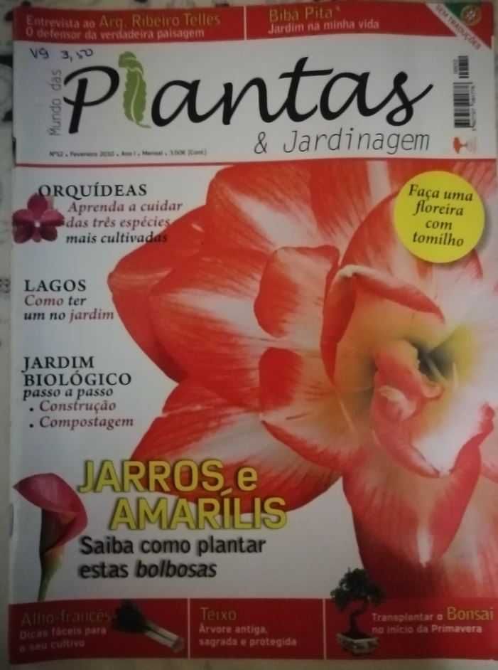 5 Revistas de "Plantas e Jardinagem" NOVAS de 2010 LOTE 2