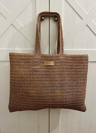 Сумка-тоут burberry goddess weave из натуральной соломки