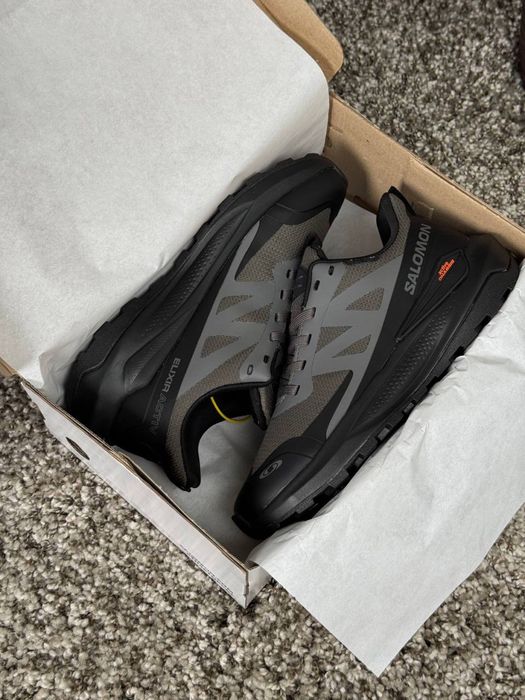 Чоловічі кросівки саломон Salomon Elixir Activ GTX Black Taupwood