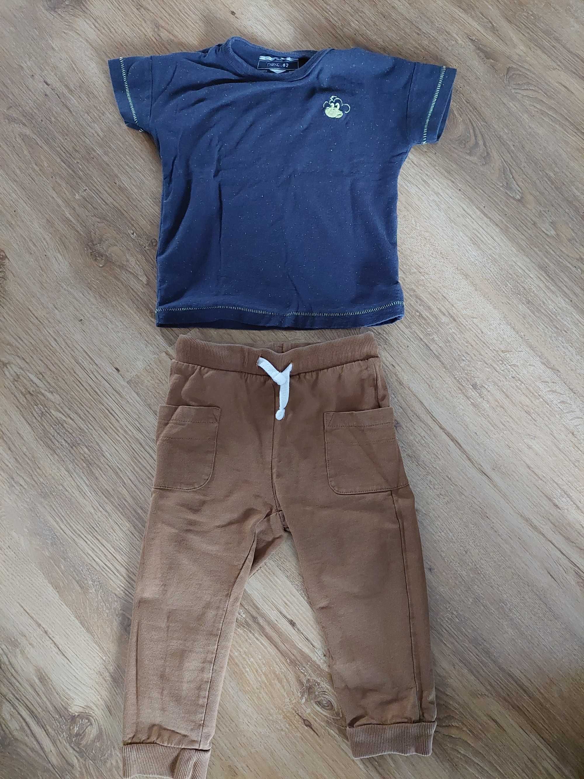 Zestaw dla chłopca koszulka plus spodnie 92cm 1,5-2latka