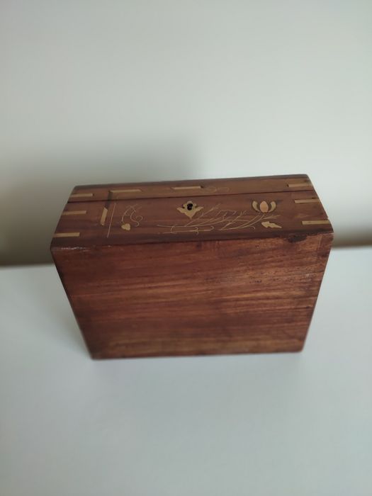 Szkatułka Drewniana - Antyki