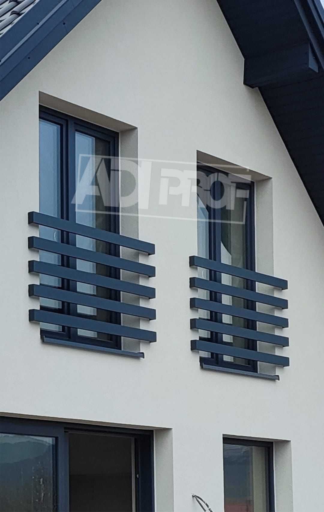 Balkon francuski aluminiowy balustrada francuska aluminium