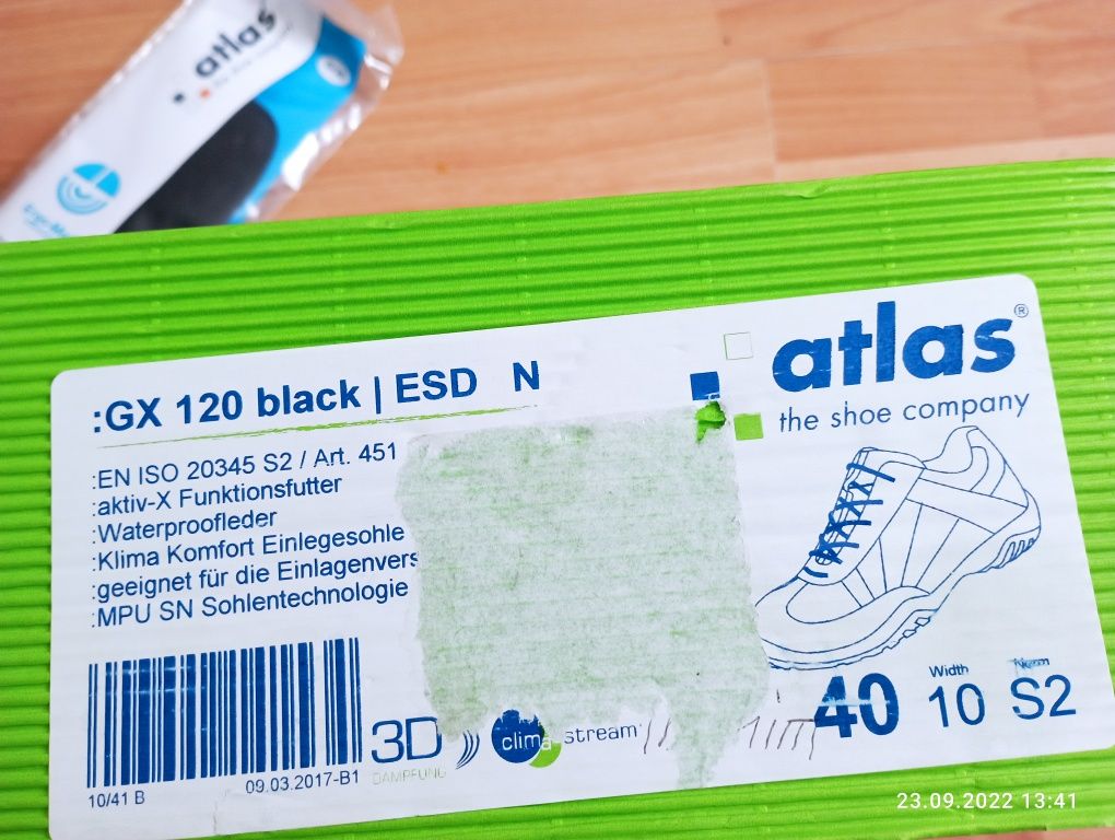 buty atlas gx 120 Black  rozm 40 nowe