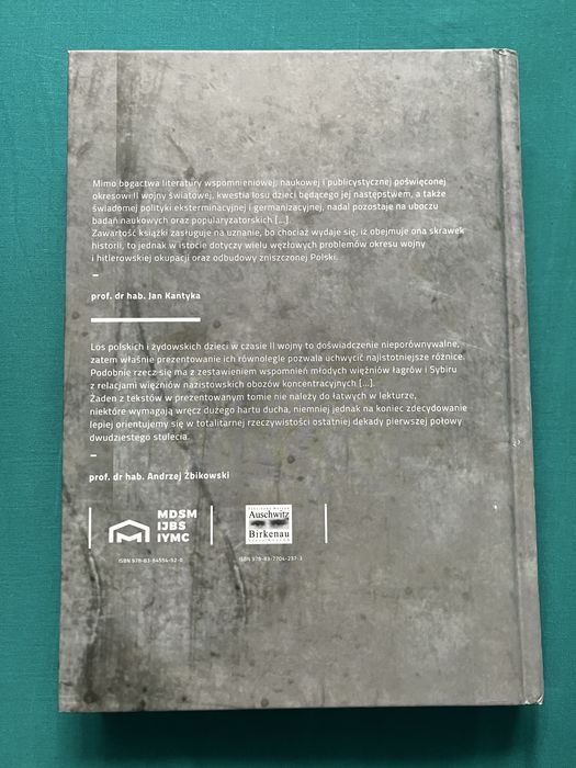 Zdepatne dzieciństwo - wydawnictwo Muzeum Auschwitz