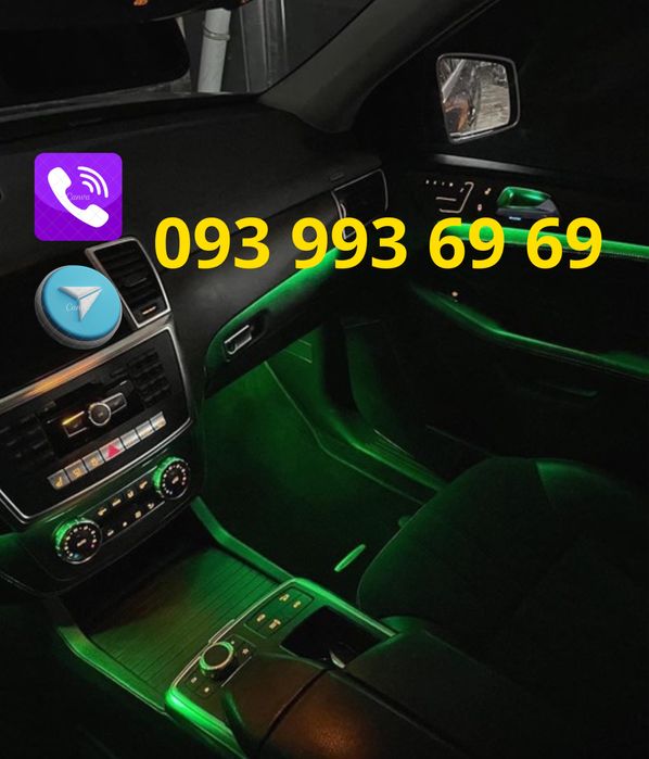 BI -LED лінзи установка линз подсветка салона антихром авто детейлинг