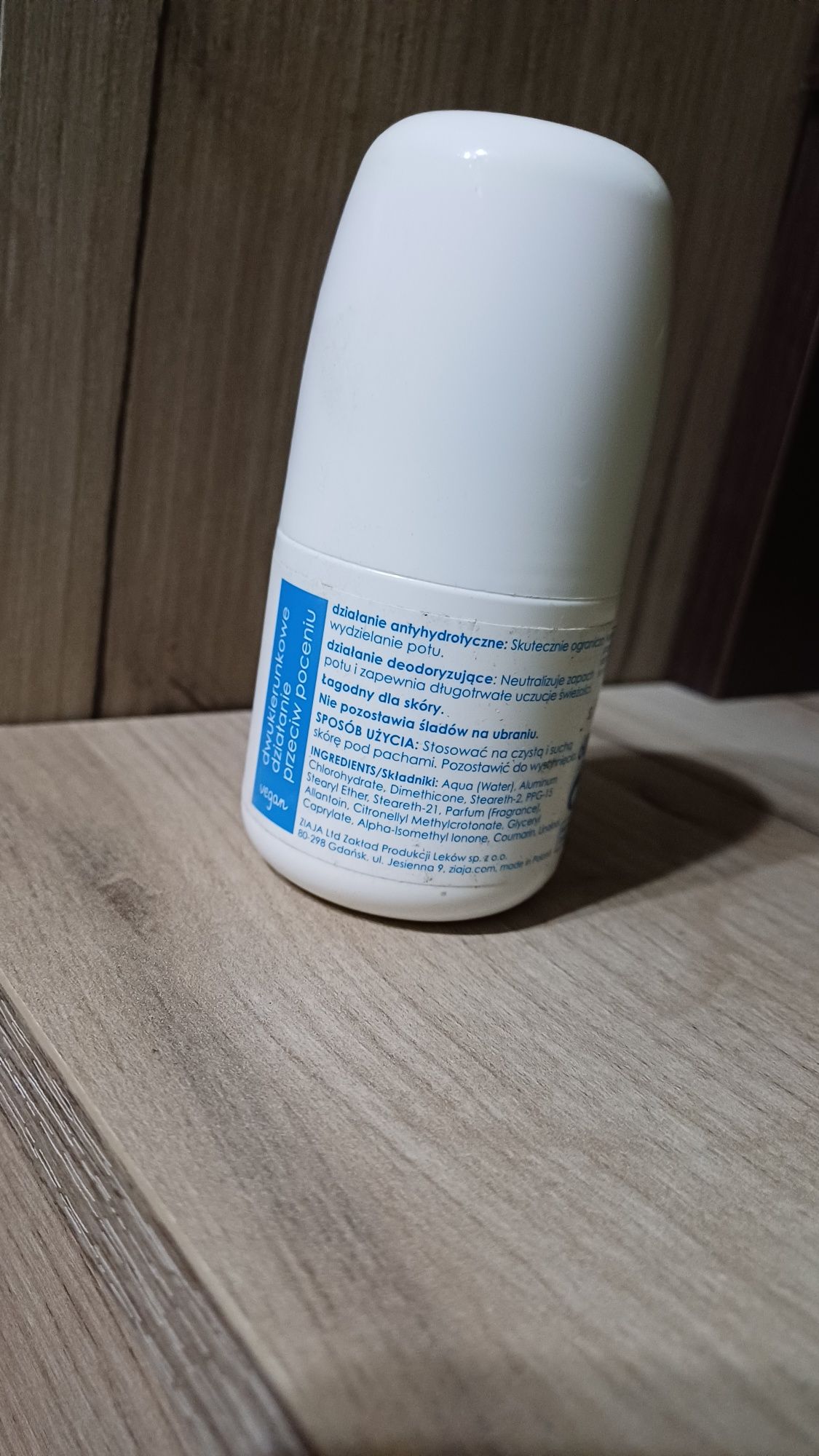 Ziaja sensitive antyperspirant w kremie