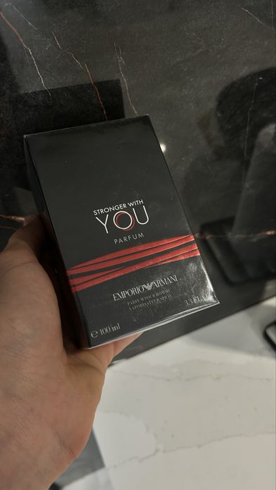 Emporio Armani Stronger With You Parfum – 100 ml, NOWY, zafoliowany