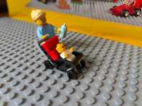 LEGO dziecko niemowlę + mama + wózek + nosidełko #2