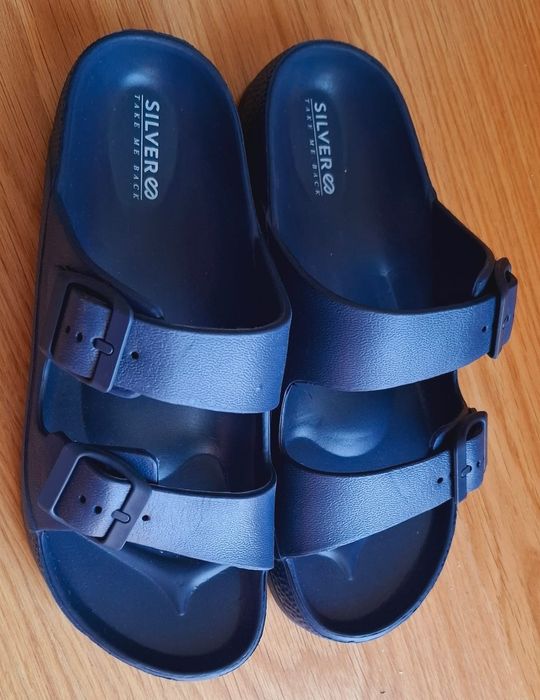 Chinelos Fivela (Novo): Tam 37