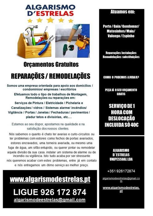Reparações ao Domicilio