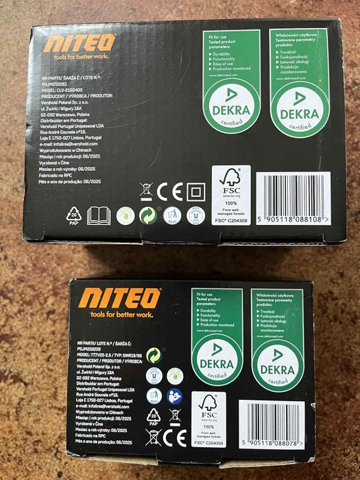 Nowy akumulatorowy pistolet malarski Niteo 20 V