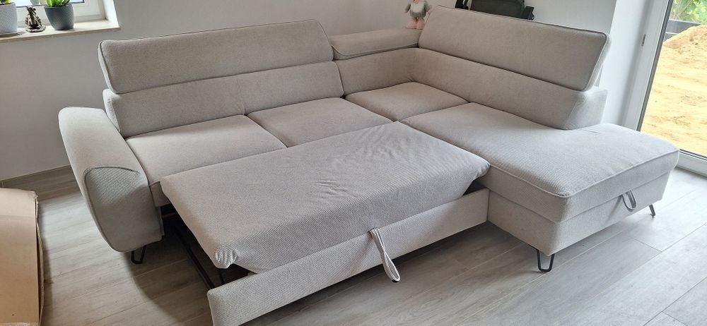 Narożnik z funkcją spania