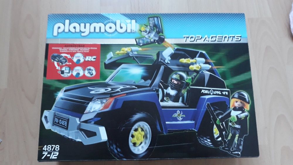PLAYMOBIL 4878 Top Agents Robo GANG auto Robogangster SUV zabawki