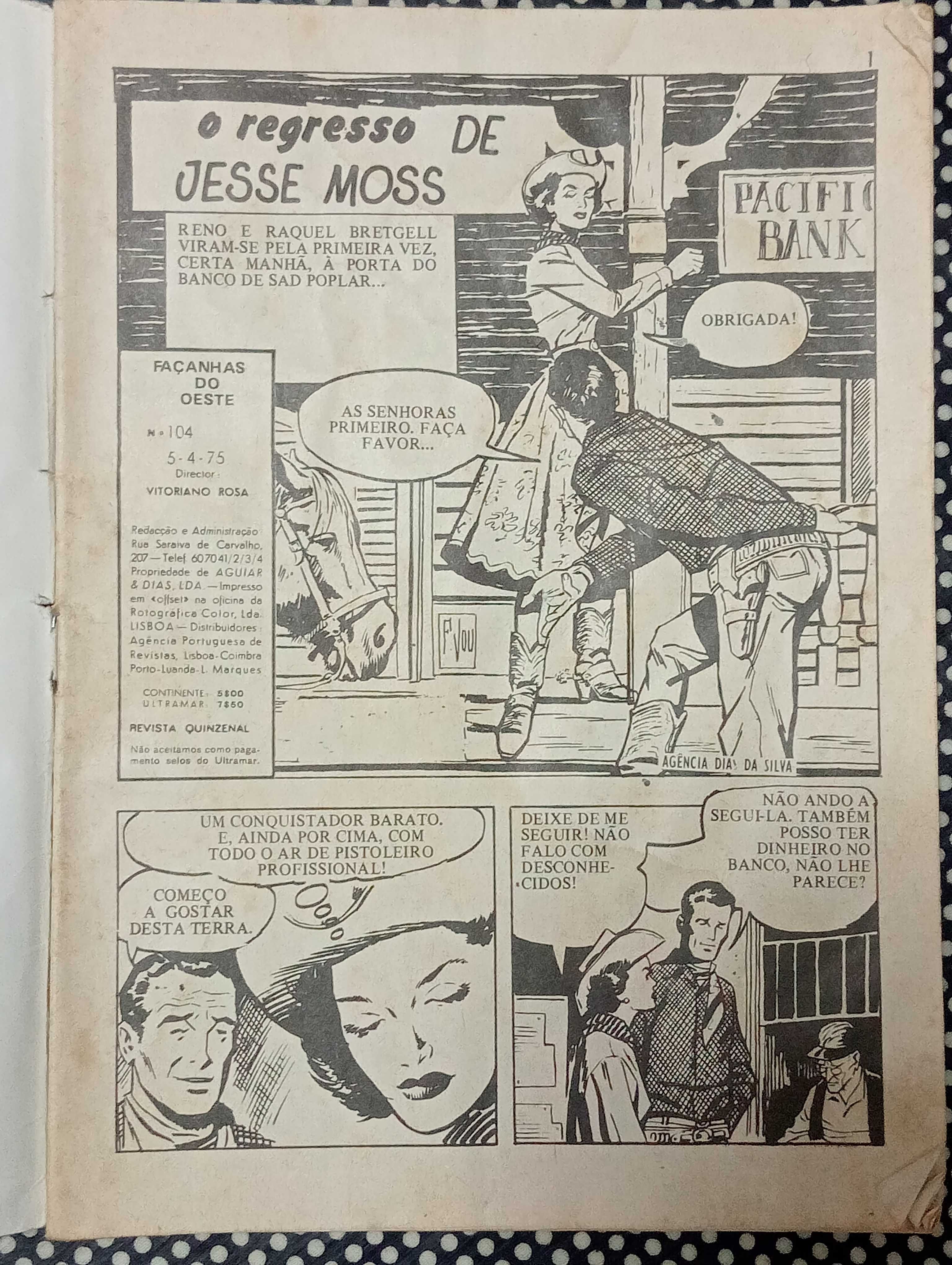 Revista Façanhas do Oeste - com portes