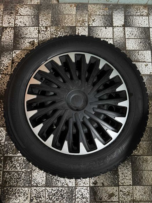 CHEVROLET CRUZE OPEL 4xKoła stalowe 6,5Jx16H2 16'' 5X105 opona zimowa