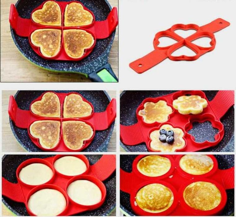 Forma silikonowa do pancake'ów naleśników jajek omletów Foremka