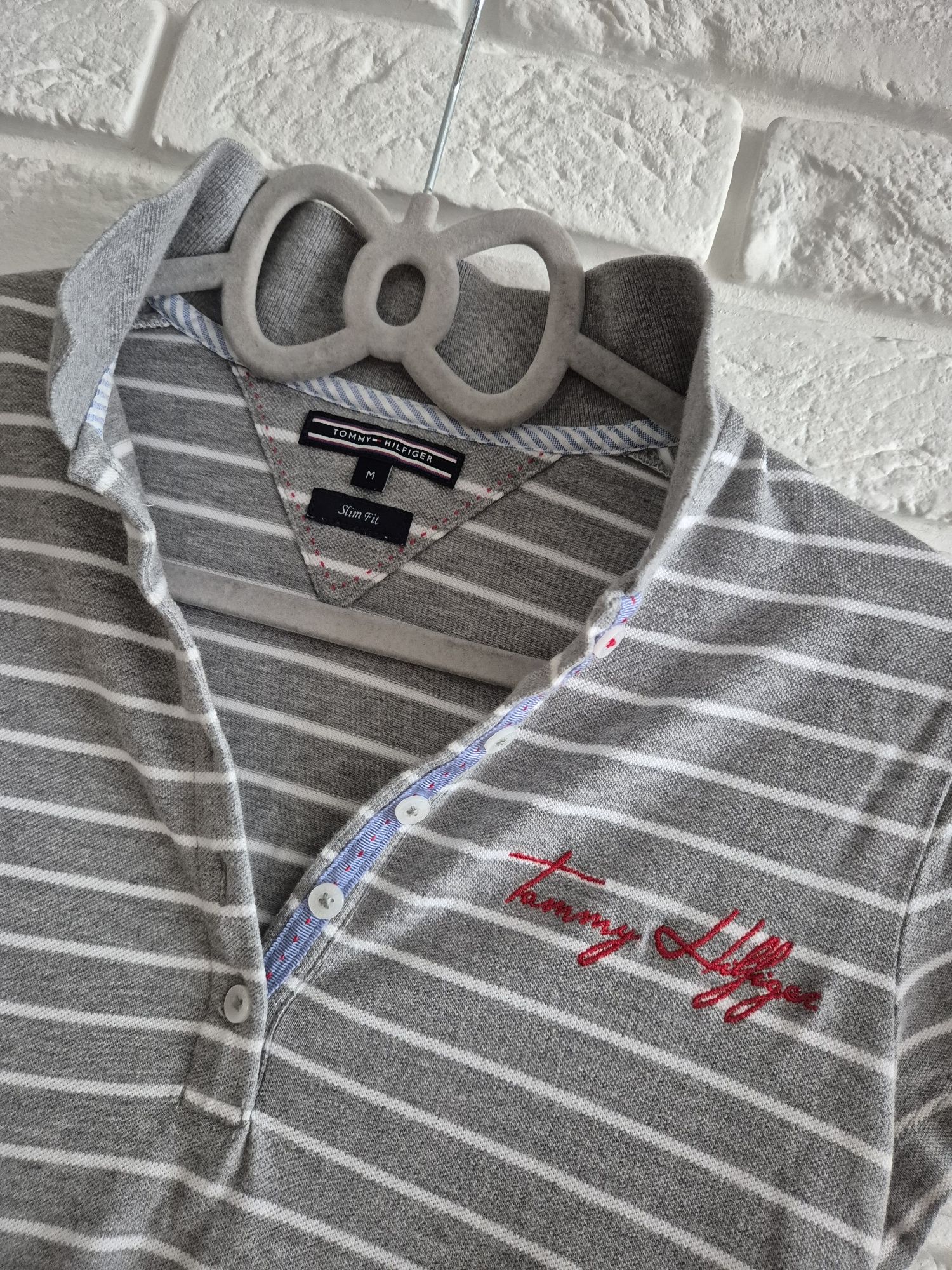 Oryginalna koszulka polo tommy hilfiger m damska