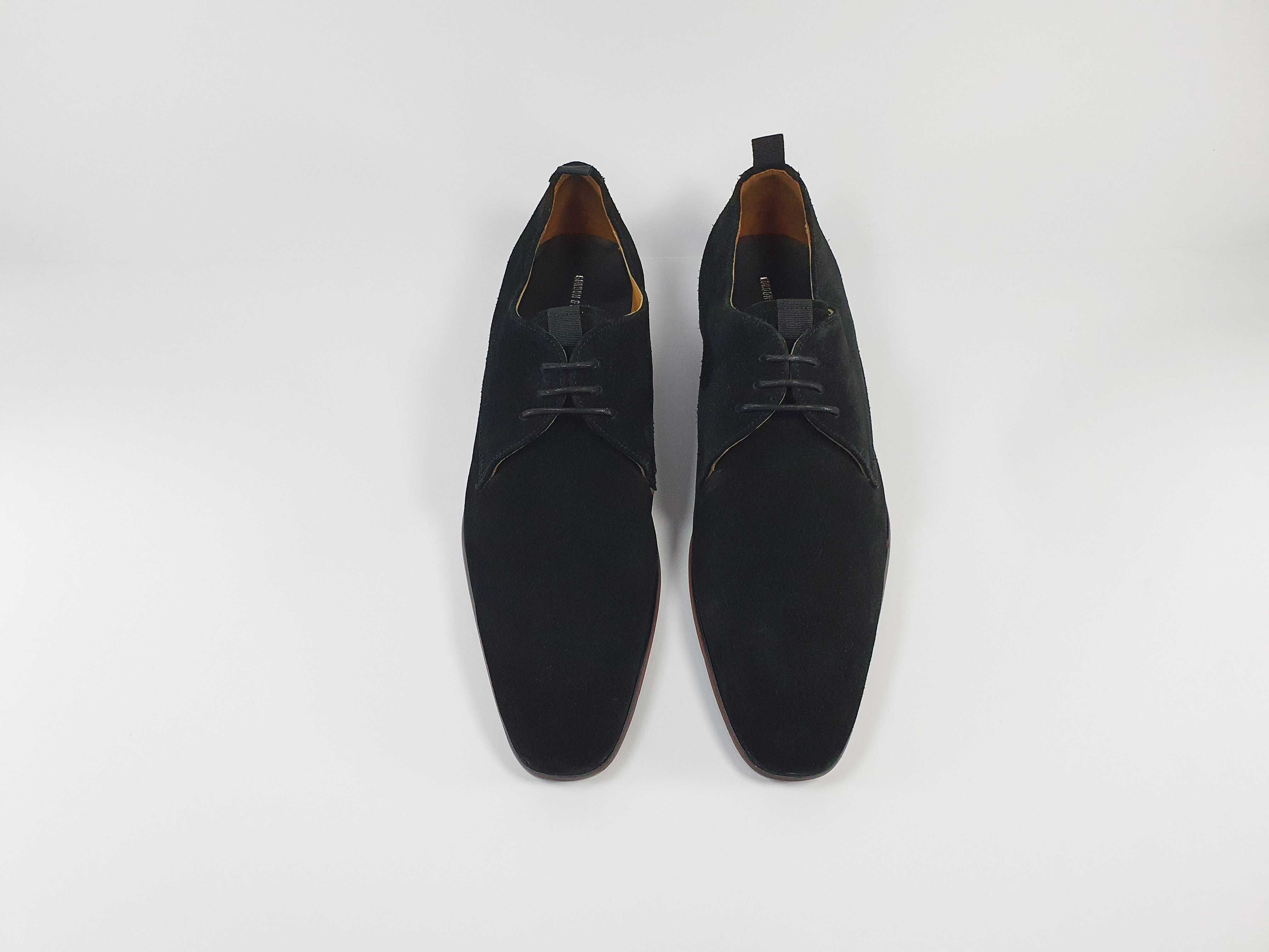 Чорні чоловічі туфлі GORDON & BROS Made in Germany 43 44 28 см