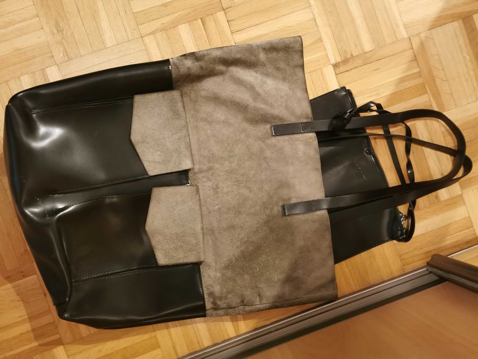 DUŻA Torba/Torebka skórzana SIMPLE