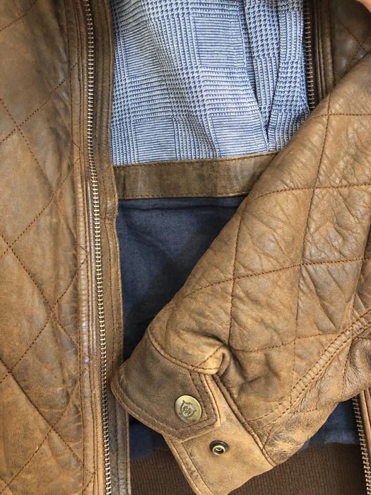 Skórzana kurtka Massimo Dutti