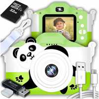 Aparat Fotograficzny Cyfrowy Dla Dzieci 40Mpx Kamera Gry + Karta 32Gb