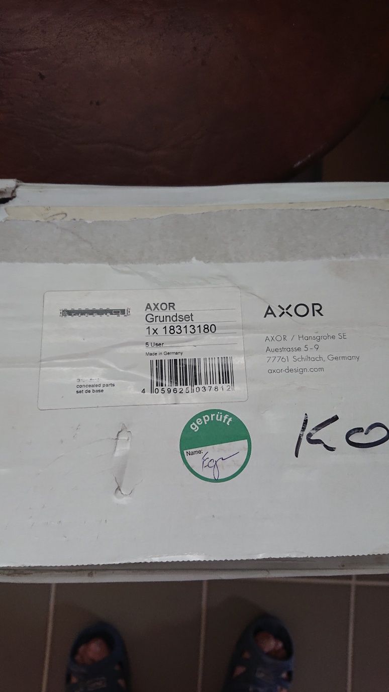 Hansgrohe Axor ShowerSolutions Zestaw podstawowy do 5 odbiorników 1831