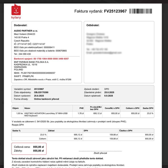 Novation Launchkey 37 MK4 pełnowymiarowa, gwarancja do 2027