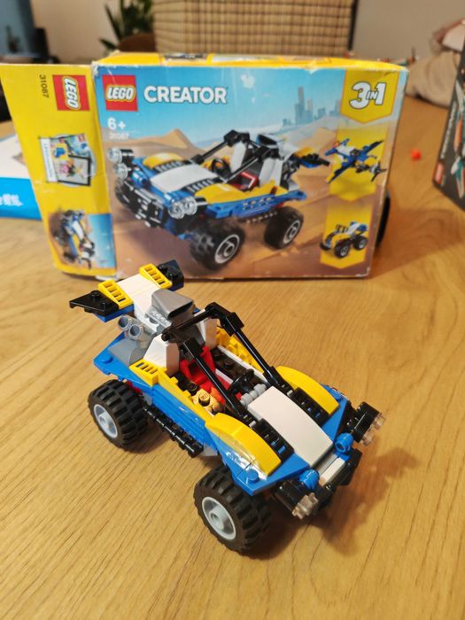Conjuntos lego Creator Avião 31042 e  carro 31087