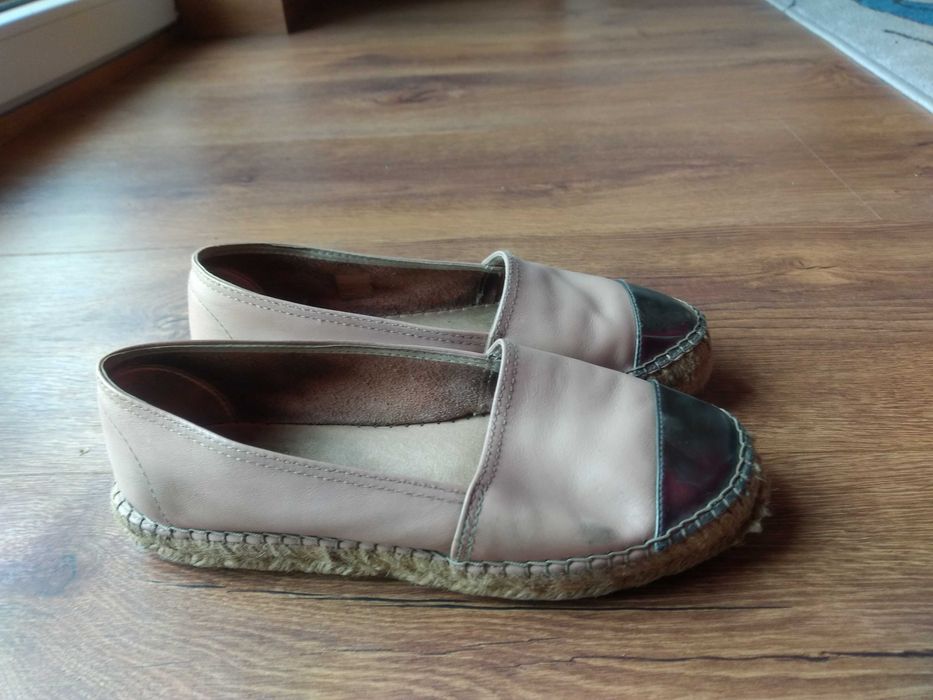 Skórzane Półbuty Espadryle 38 Macarena