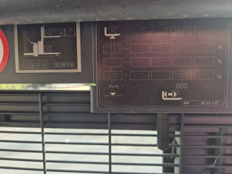 Linde D12 HP SP lítio impecável