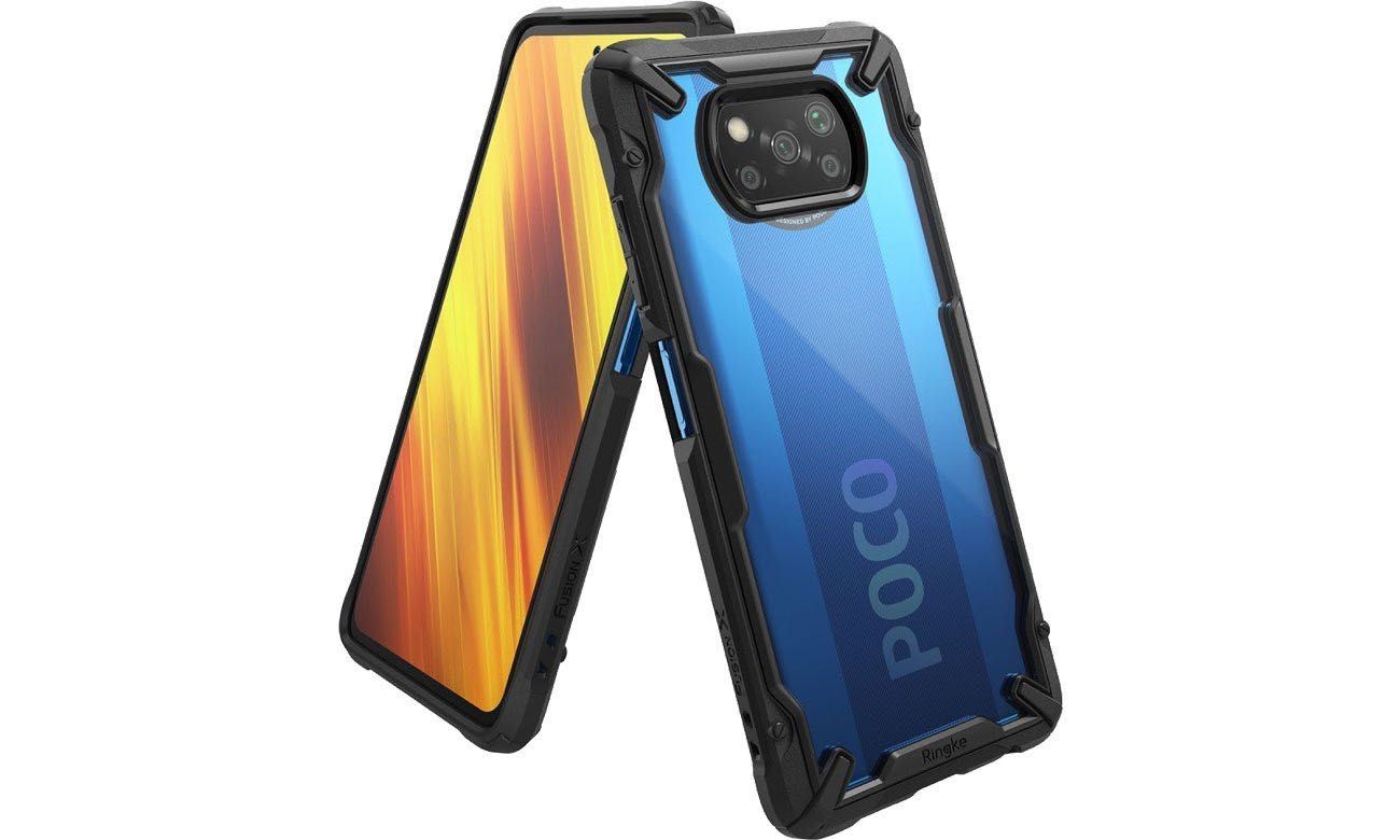 Poco X3 NFC 6/64 Shadow Gray + 3 etui + szkło hartowane