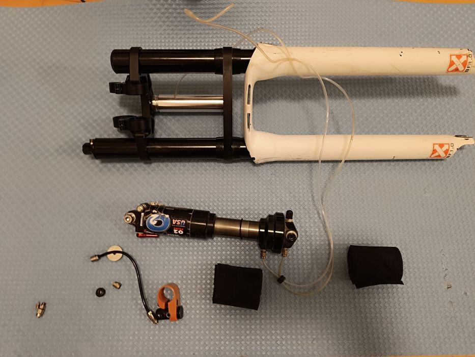 Вилка воздушная двух- коронная  с MTB Bionicon Edison + амор Bionicon