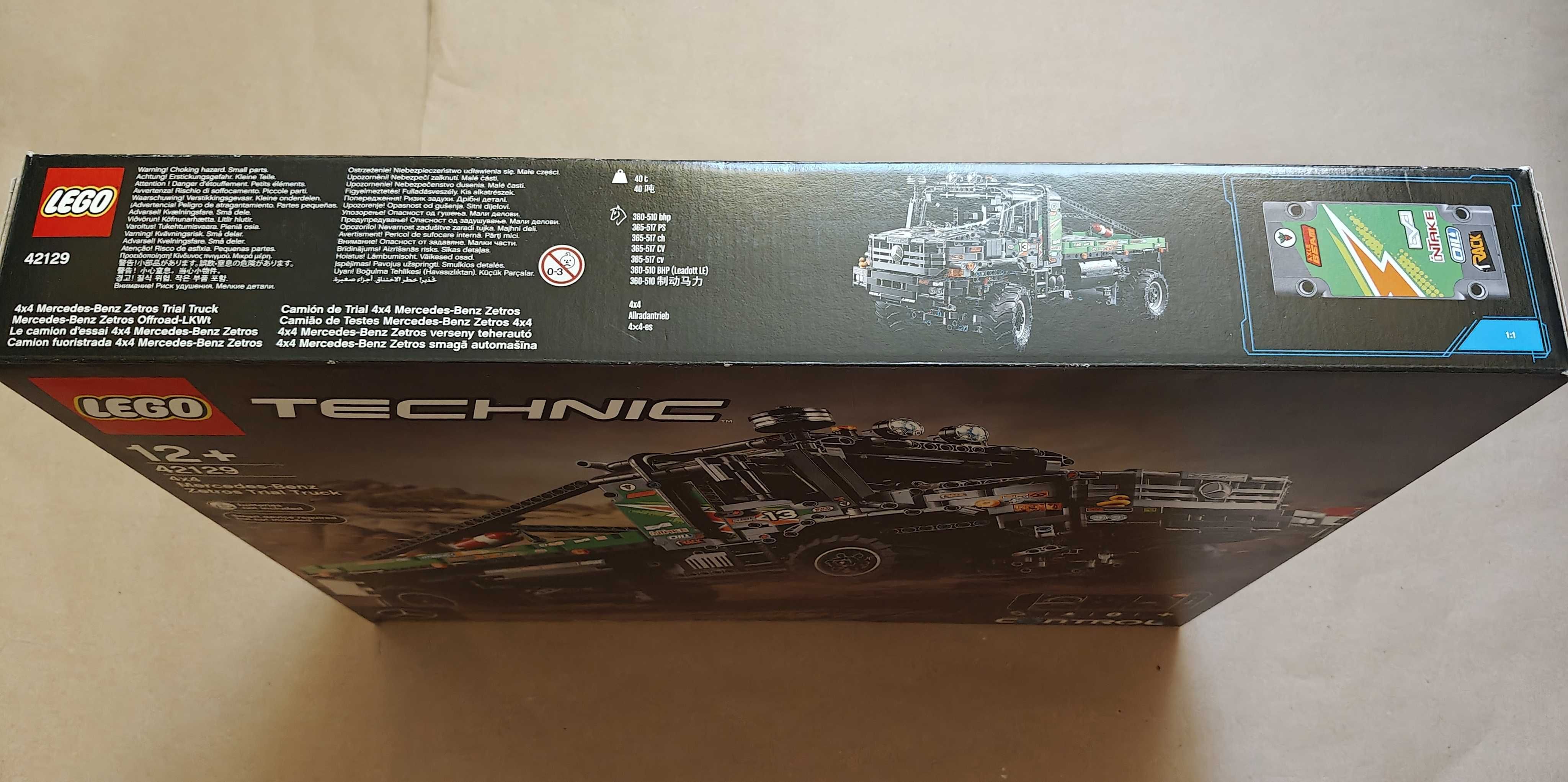 LEGO 42129 Technic Ciężarówka Mercedes-Benz Zetros z napędem na 4 koła